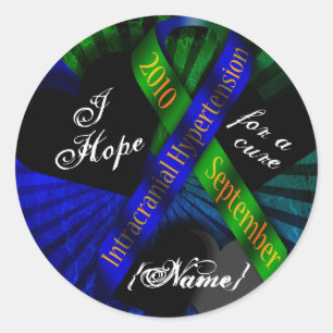 J'espère des autocollants d'un ruban de traitemen