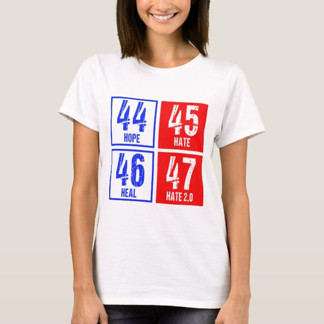 J'espère que la haine guérit à nouveau le T-shirt  (Devant)