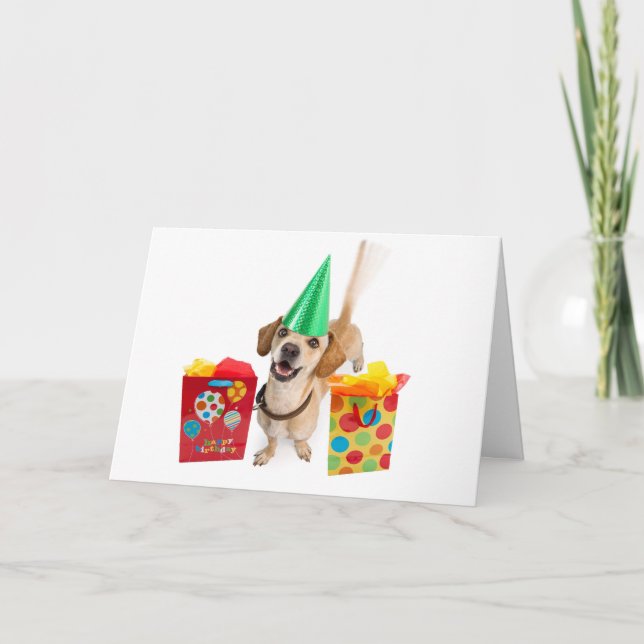 J'espère que votre queue sera baguée carte d'anniv (Devant)