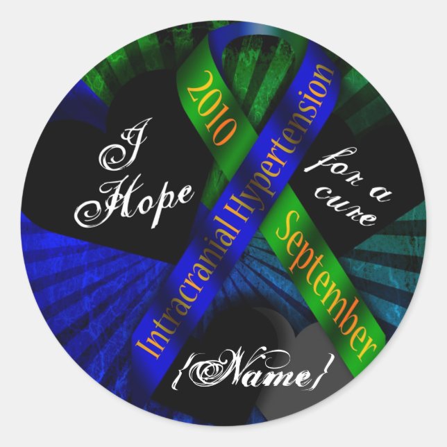 J'Espère Un Stickers Ruban Cure (Devant)