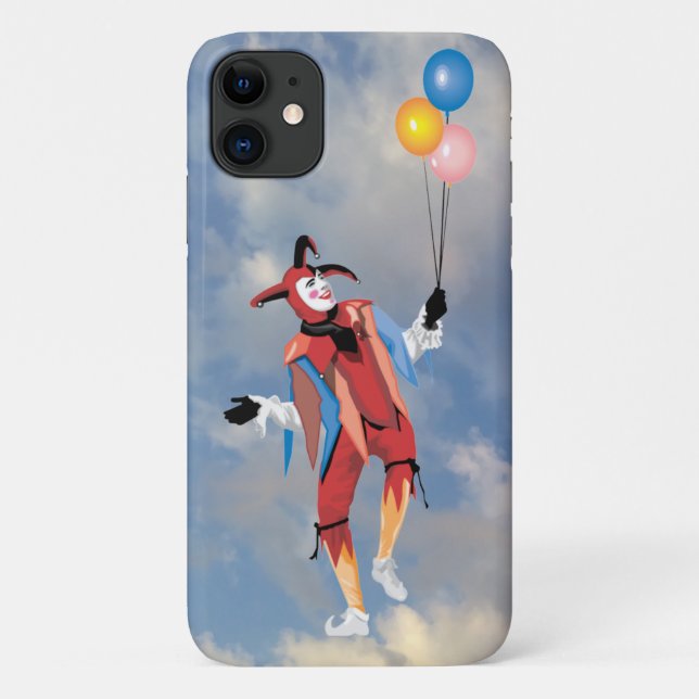 Jester de clown très amusant avec coque iphone de  (Dos)