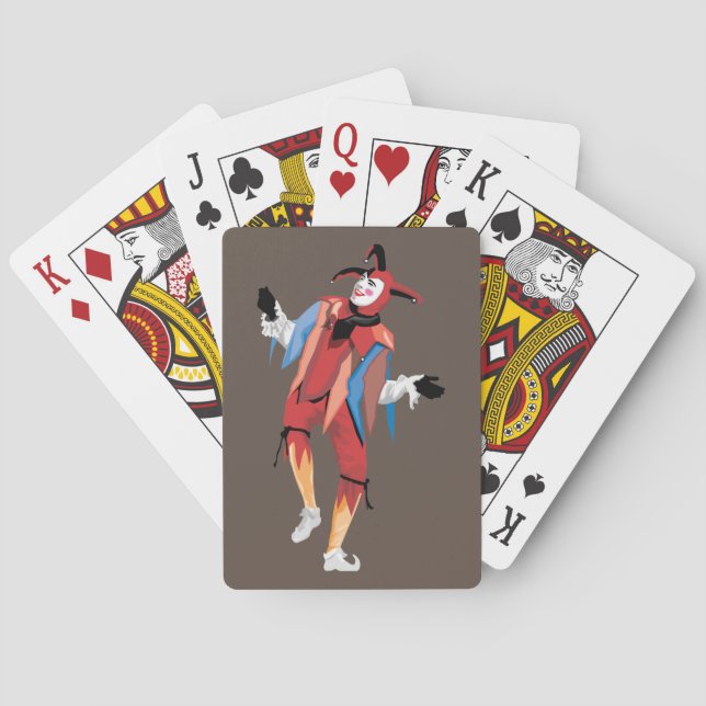 Jester Deck de cartes de jeu très amusant (dos)