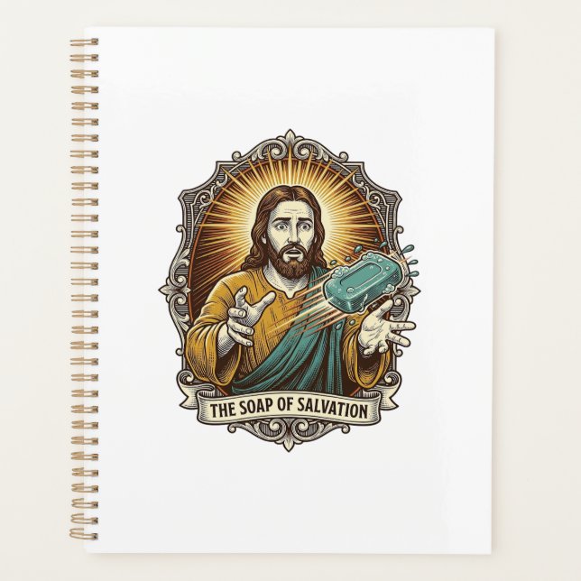 Jésus a laissé tomber le savon glissant sous la do (Devant)