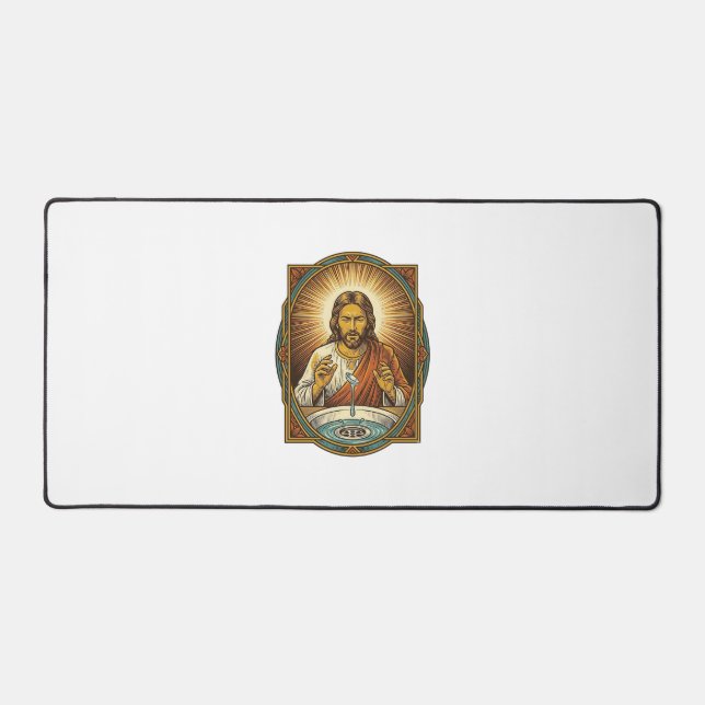 Jésus a laissé tomber sa lentille de contact dans  (Recto)