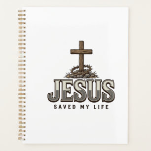 Jésus a sauvé ma vie Gravure vintage Design chréti