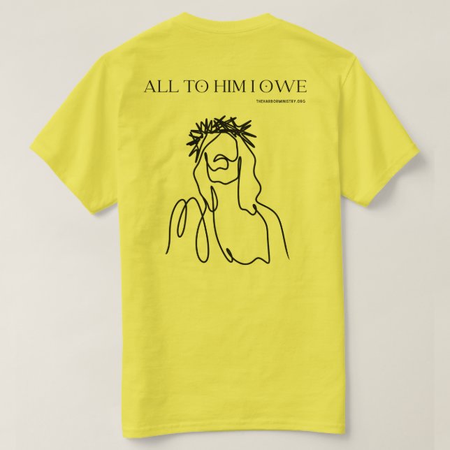 Jésus A Tout Payé, T-shirt noir (Design dos)