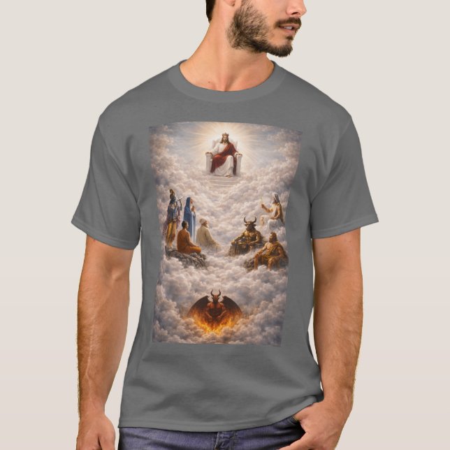 Jesus above all gods T-Shirt (Devant)