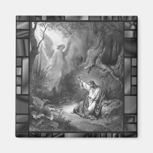 Jésus Agonie Dans Le Jardin Magnet Religieux