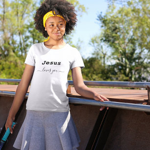 Jésus aime le T-shirt de votre fille