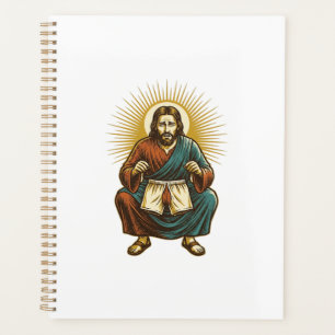 Jésus ajustant un wedgie inconfortable au milieu d