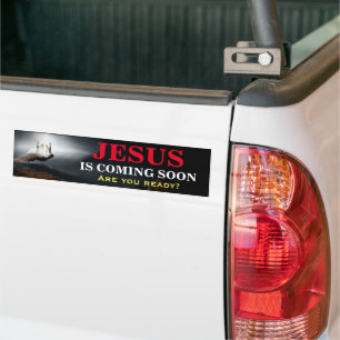 JÉSUS APPARAÎT BIENTÔT Bumper Sticker