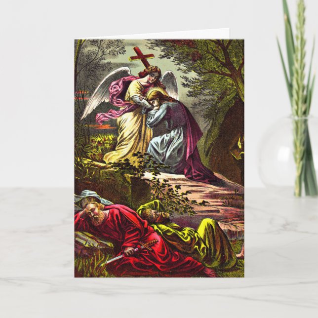 Jesus at Gethsemane Carte de voeux (Devant)
