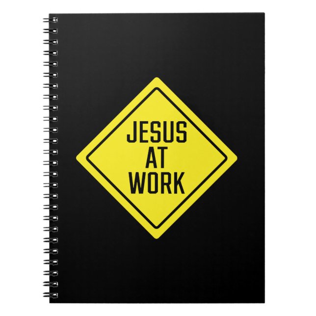 Jésus au travail | Signal de trafic | Carnet Spira (Devant)