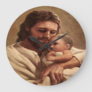 jésus avec horloge pour enfants