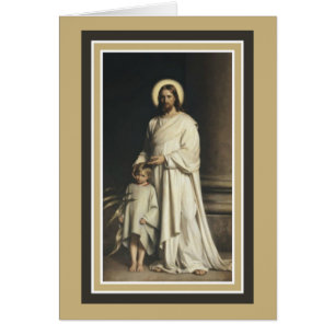 Jésus avec l'enfant en bas âge