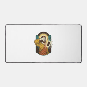 Jésus aveuglant la luminosité maximale du téléphon