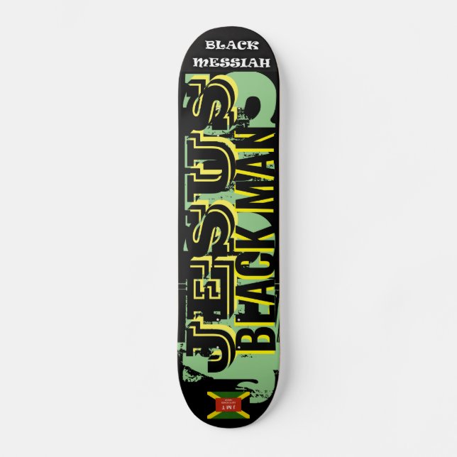 JESUS BLACK MAN Skateboard (Recto)