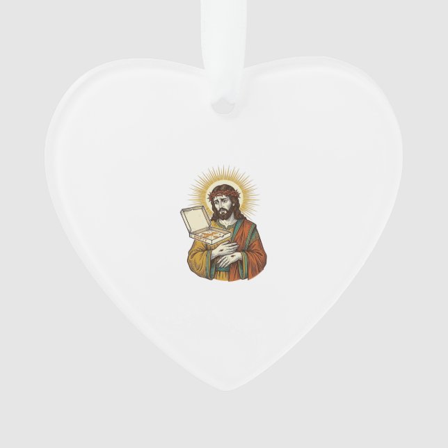 Jésus Boîte de Pizza Vide Frigo Trahison Humour Al (devant)