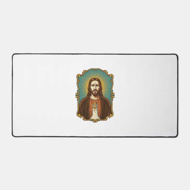 Jésus Bouchon de Vin Cassé Bouteille Sommelier Par (Recto)