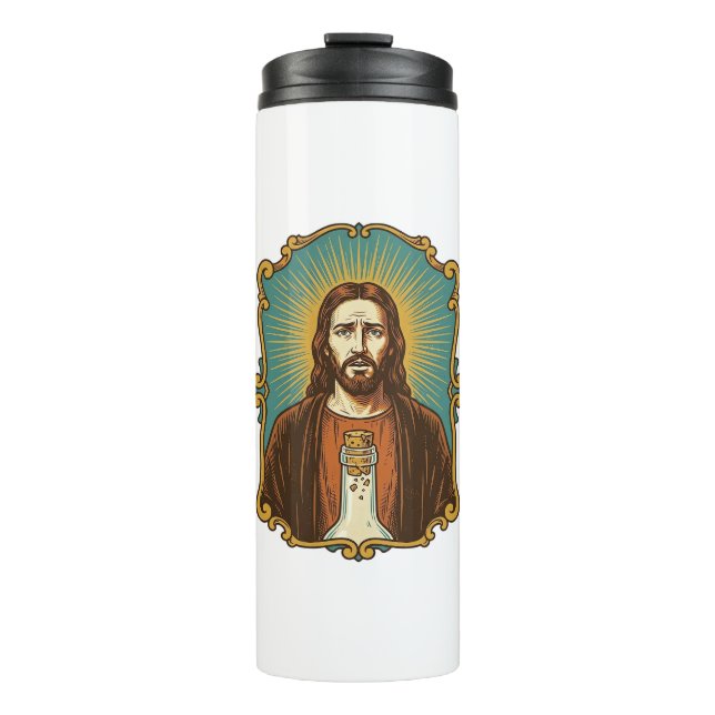 Jésus Bouchon de Vin Cassé Bouteille Sommelier Par (Devant)