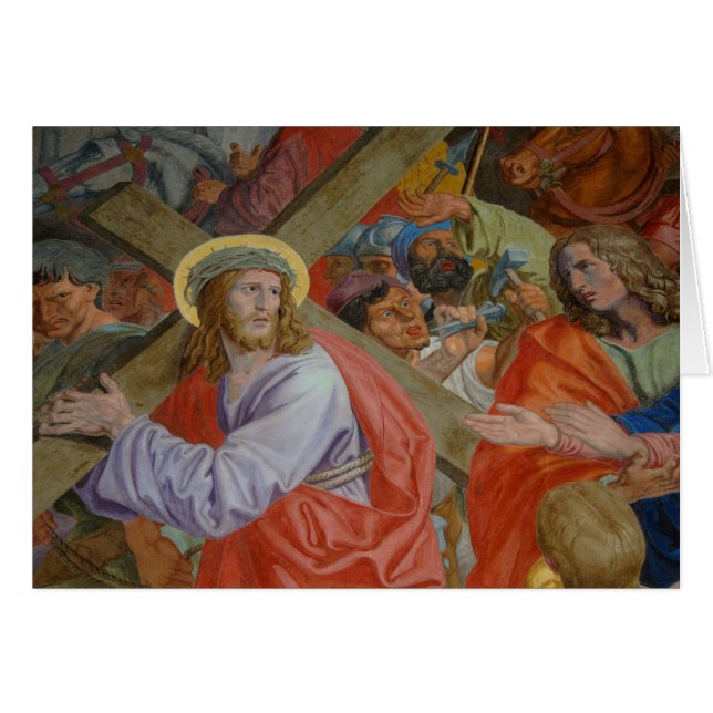 Jesus Carrying The Cross (Devant horizontal)