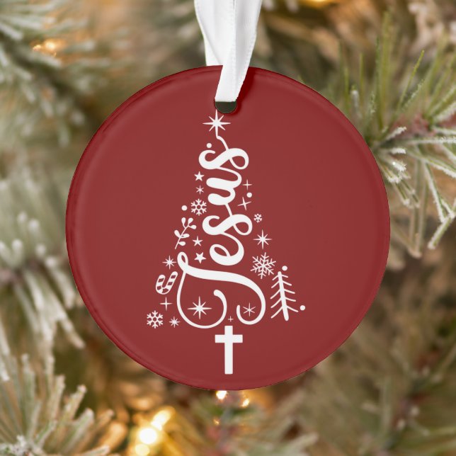 Jésus chrétien Noël verset biblique foi  (Arbre)