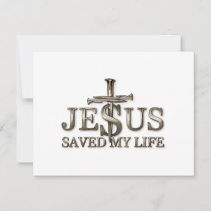 Jésus-Christ a sauvé mon cadeau de vie pour les fe