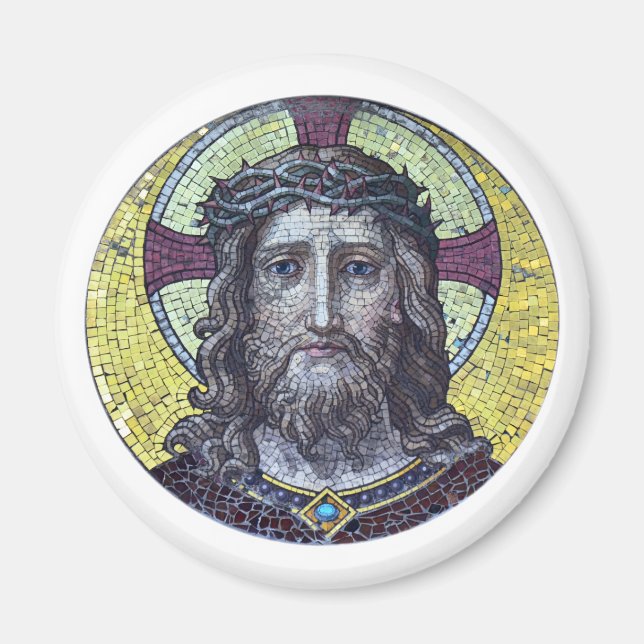 Jésus Christ - Antique Portrait (Magnet) Magnet (Devant)