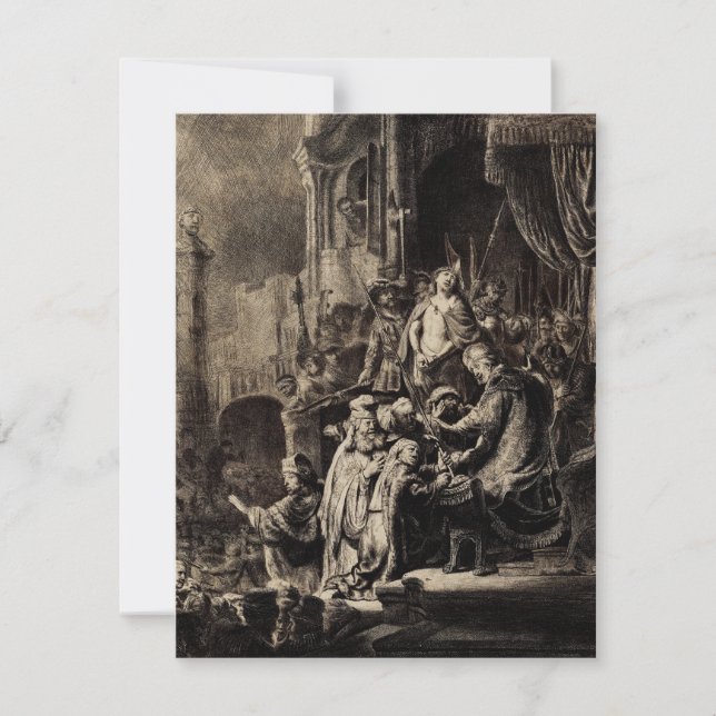 Jésus Christ avant Pilate (Devant)