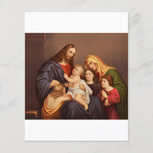 Jésus-Christ avec les Enfants Premium Beaux-Arts