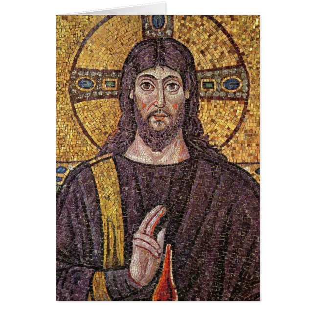 Jésus Christ avec l'Esprit Saint Flamme Mosaïque (Devant)