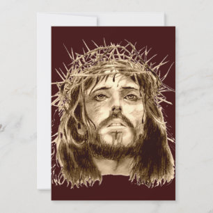 Jésus-Christ avec une couronne d'épines