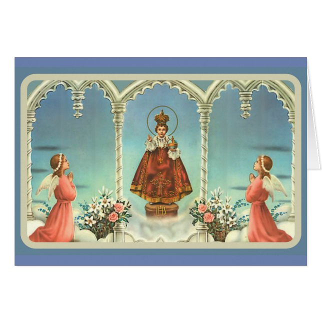 Jésus-Christ de Prague Adorant les anges (Devant horizontal)