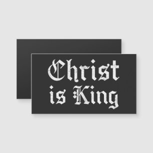 Jésus-Christ est Roi Gothique Art Grunge Blacklett