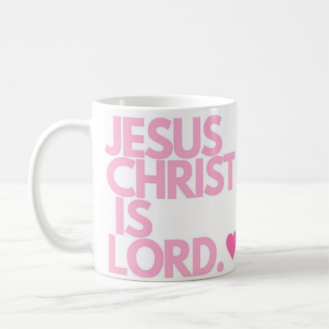Jésus Christ est Seigneur Mug (Gauche)