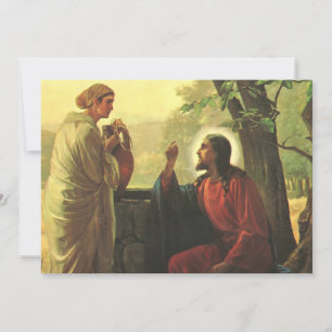 Jésus-Christ et le Bon Samaritain au puits