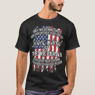 Jésus-Christ et le vétéran T-shirt