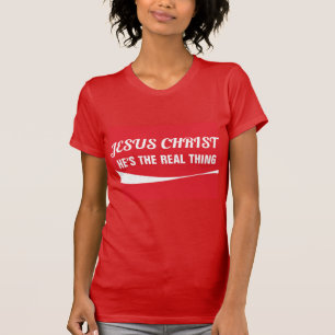 JÉSUS CHRIST LA VÉRITABLE CHOSE T-Shirts chrétiens