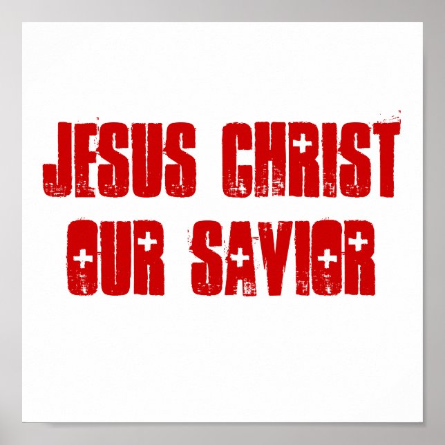JESUS CHRIST OUR SAVIOR poster (Devant)