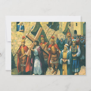 Jésus-Christ portant la Croix jusqu'à sa Crucifixi