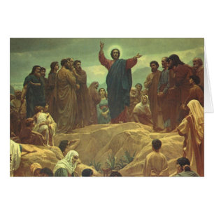 Jésus Christ Sermon sur le Mont, Religion Vintage