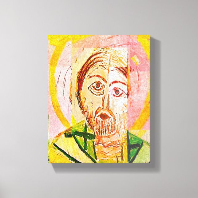 Jésus-Christ sur la toile du prêtre supérieur Impr (Recto)