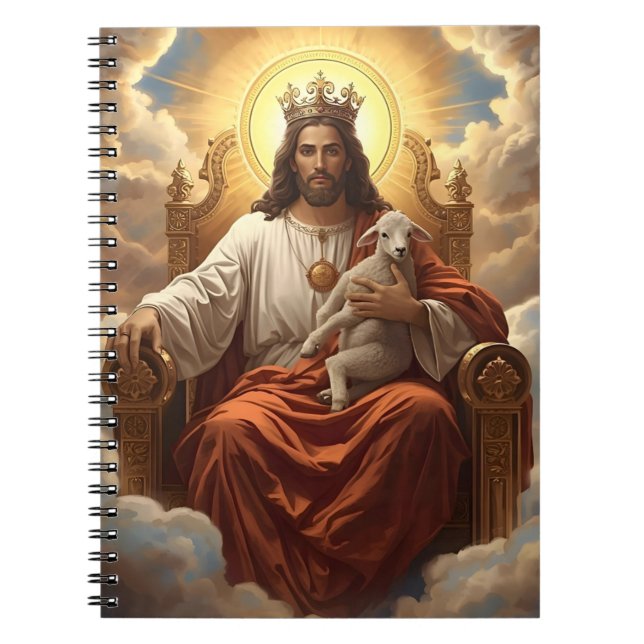 Jesus dans le cahier du Royaume des Cieux (Devant)