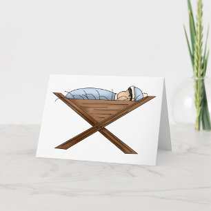 Jésus Dans Le Manger Cartes De Voeux