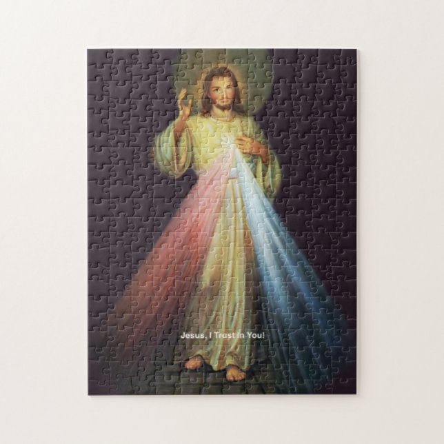 Jésus divin du Puzzle de la Miséricorde (Vertical)