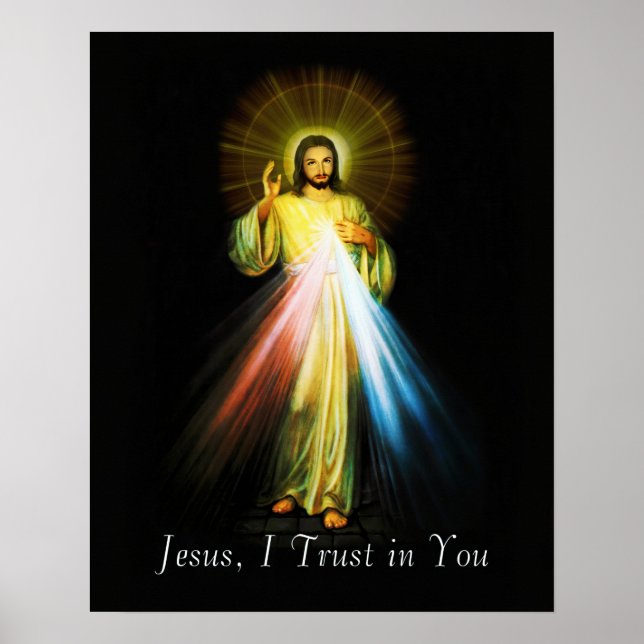 Jesus Divine Mercy Poster (Devant)
