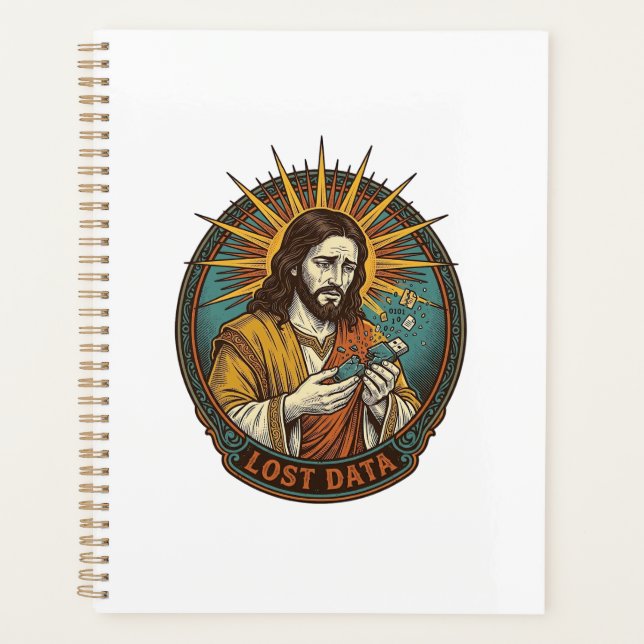Jésus Écrasé Clé USB Perte de Données Humour_1 (Devant)