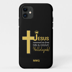 JÉSUS élégant M'A RANSOMÉ coque iphone chrétien