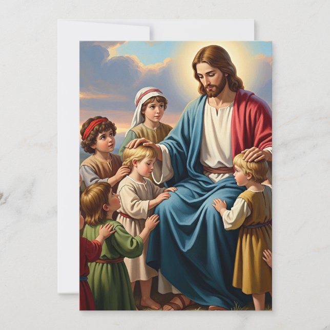 Jésus entouré d'enfants (Devant)
