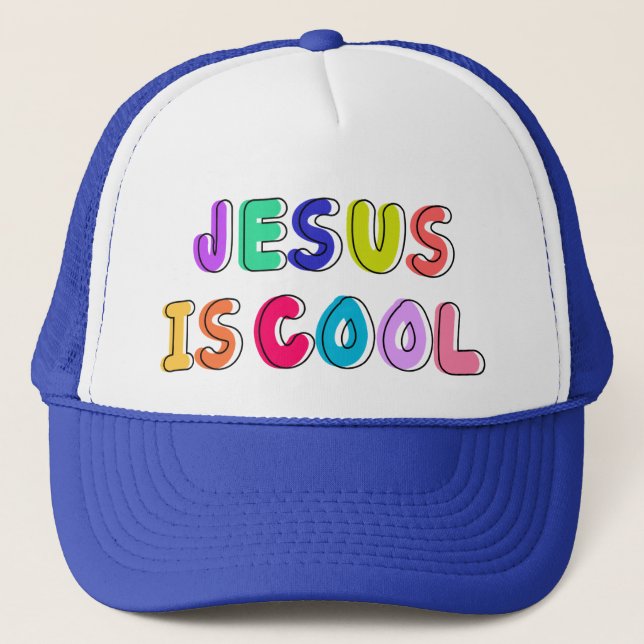 Jésus Est Casquette Cool (Devant)